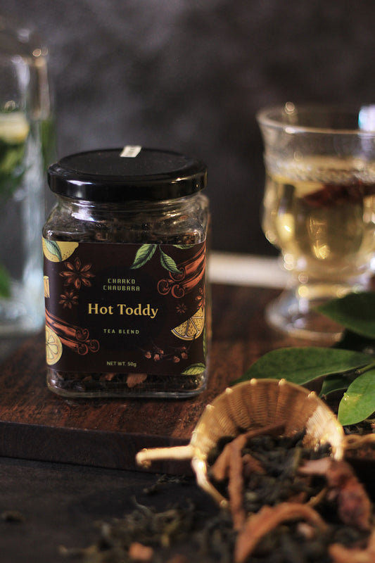 Hot Toddy Tea. Perfect gifting choice. Rich flavours. made with natural ingredients