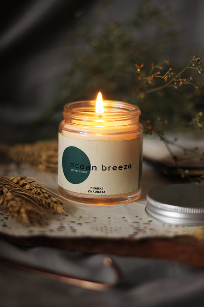 OCEAN BREEZE SOY WAX CANDLE