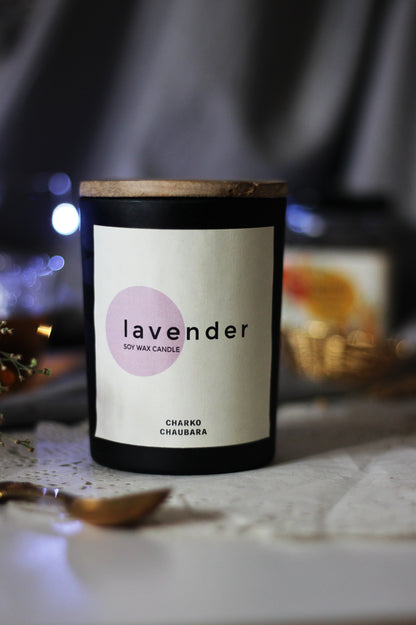 LAVENDER SOY WAX CANDLE