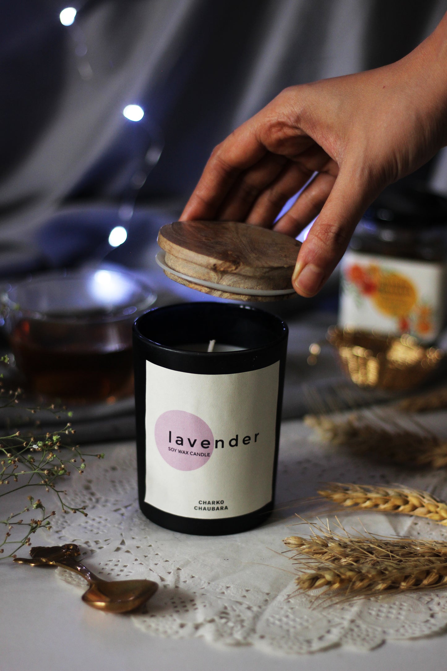 LAVENDER SOY WAX CANDLE