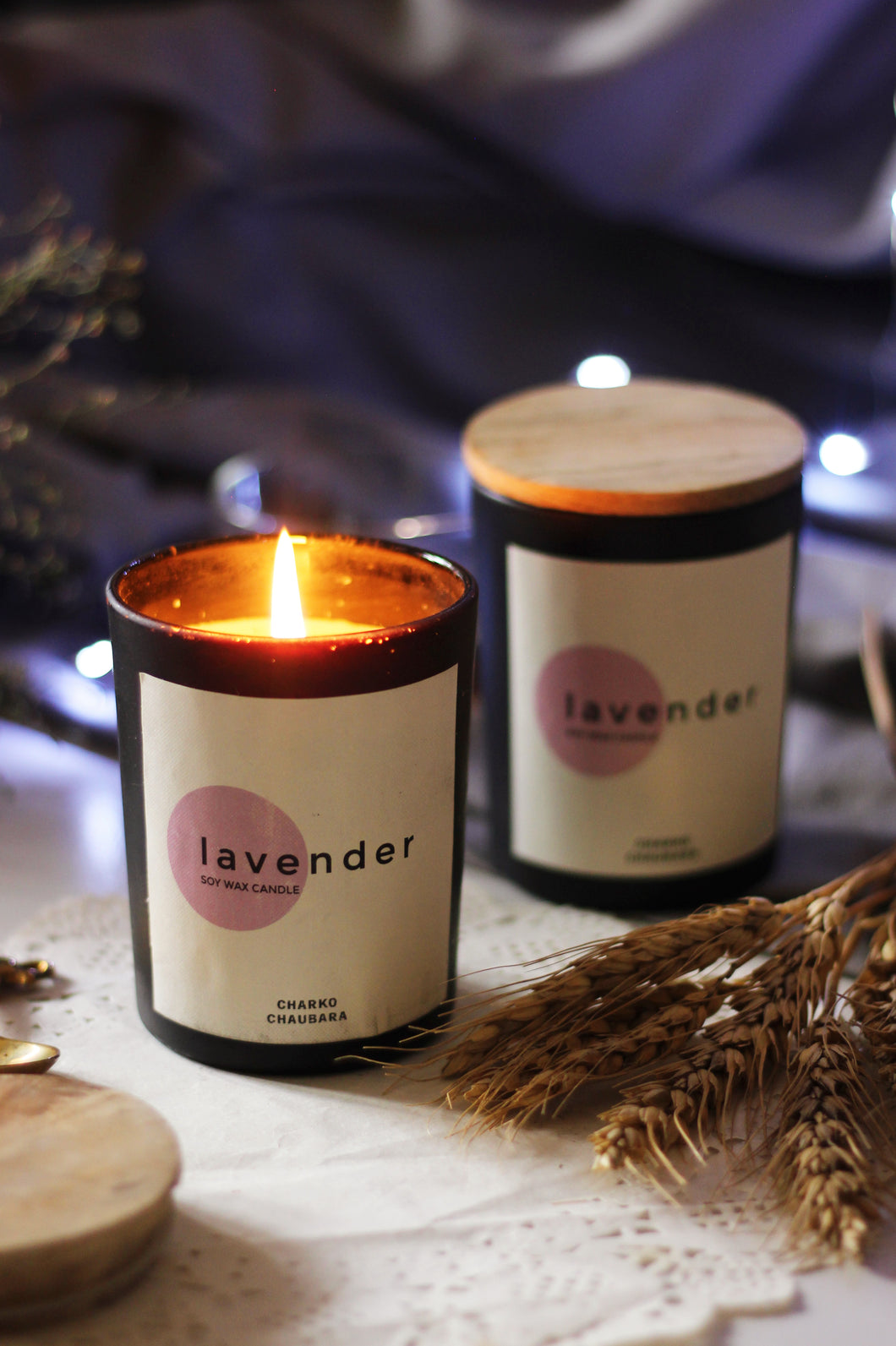 LAVENDER SOY WAX CANDLE